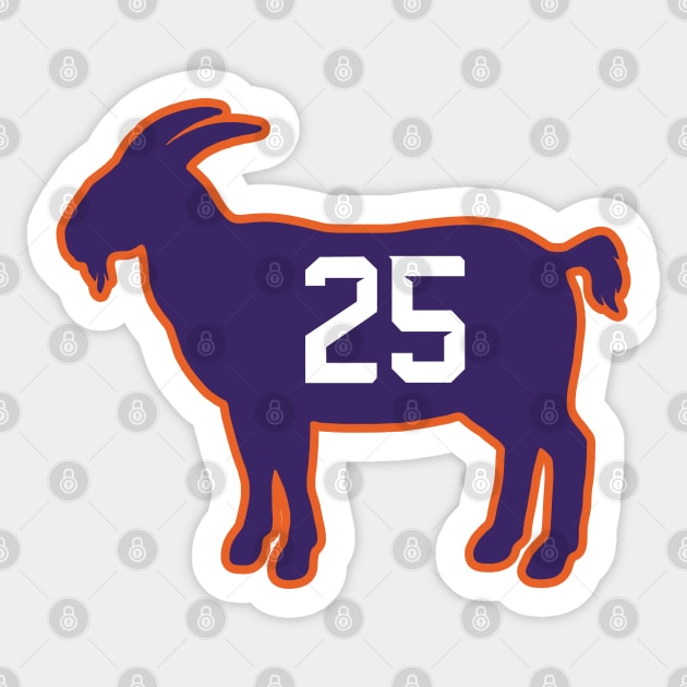 Mikal Bridges Phoenix Goat Qiangy Sticker by qiangdade